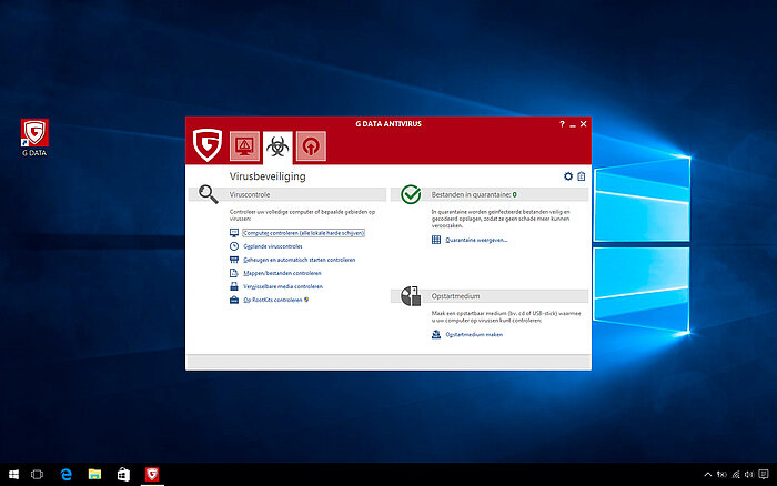 G DATA Antivirus: Virusbeveiliging 