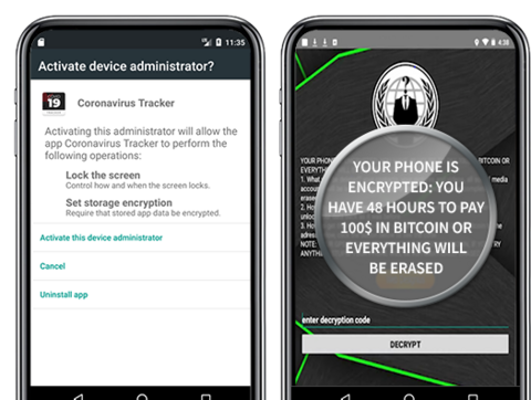 Afgeperst door corona-tracking-app