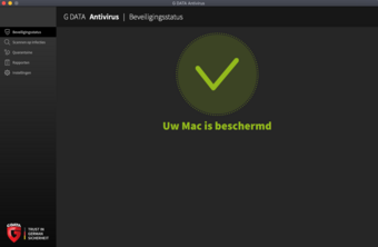 G DATA Antivirus Mac: beschermd