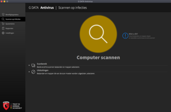 G DATA Antivirus Mac: Computer scannen