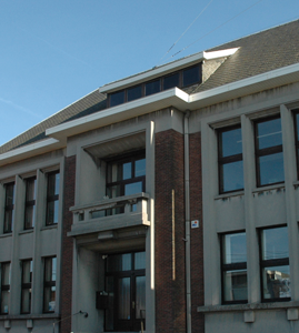 Gebouw van de gemeenteadministratie in Grâce-Hollogne