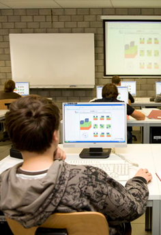 Leerlingen van ROC Kop van Noord-Holland