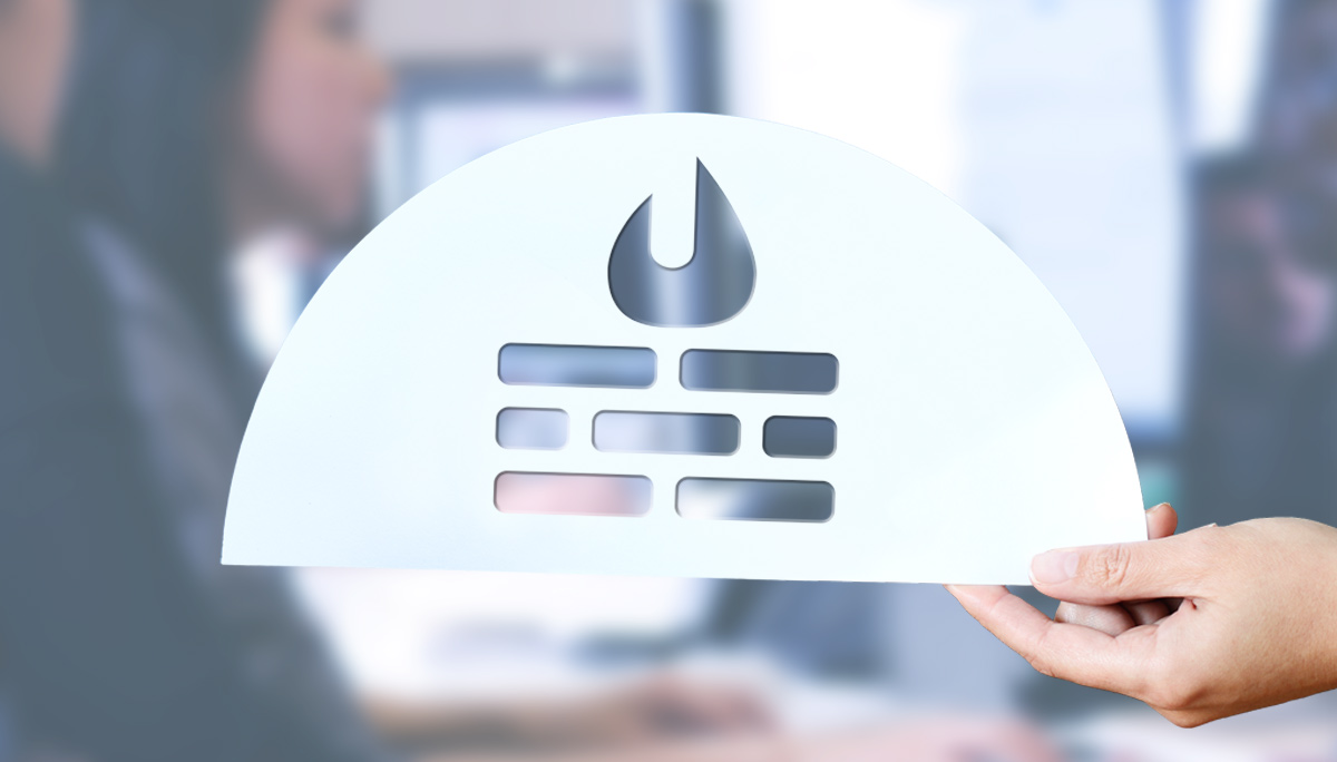 Afbeelding van een firewall